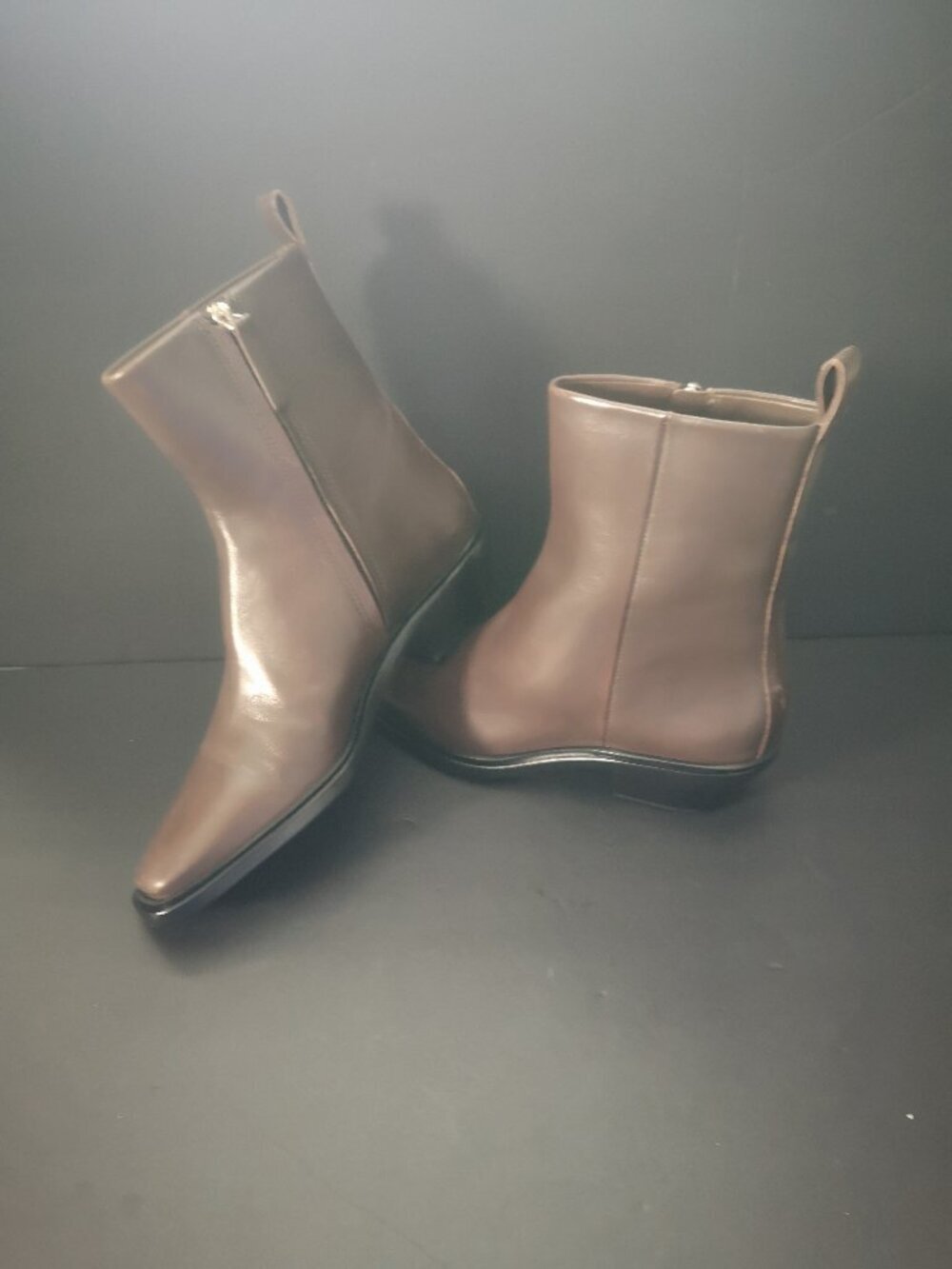 NIB Everlane  Ladies Size 8.5 Dark Brown Leather The Havana Boot Made in Brazil